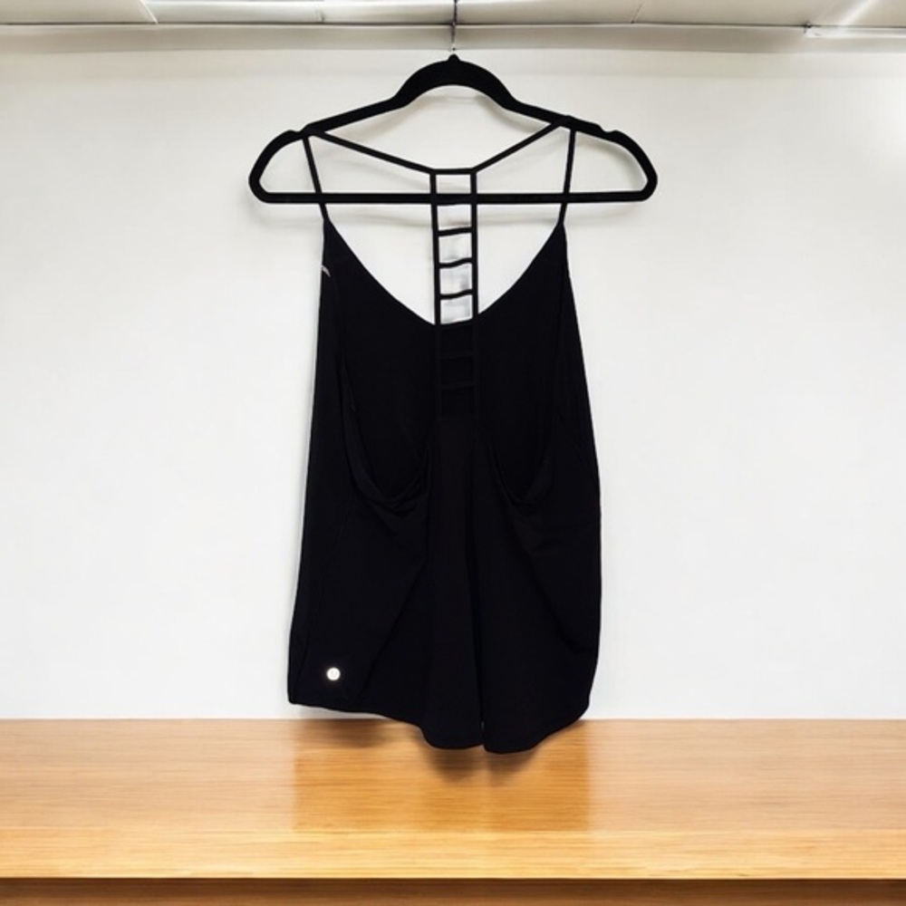 lululemon athletica Black Strappy Back Tank Top